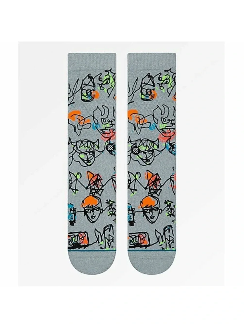 Stance YOUTH x Gregory Siff (2 Pack) Electric Slide Quarter Height Socks Sz L